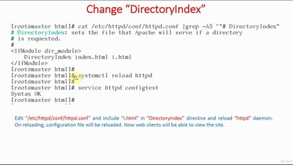 Change DirectoryIndex | Launch Single Website Using Apache Web Server | Apache Web Server