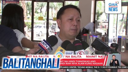 Abogado ni Zaldy Co, iginiit na hindi tumatakas ang kaniyang kliyente pero hindi raw niya alam kung nasaan | Balitanghali