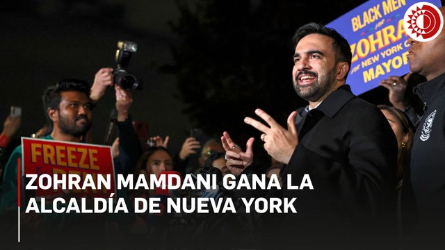 El demócrata Zohran Mamdani gana elección a la alcaldía de Nueva York