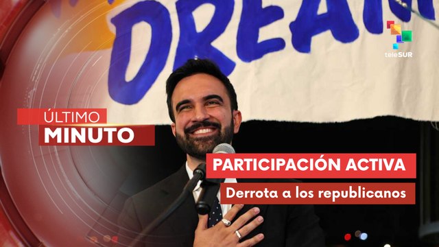 Estadounidenses esperan el triunfo total de Zohran Mamdani en las elecciones locales