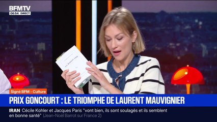 SIGNÉ BFM - Prix Goncourt: le triomphe de Laurent Mauvignier pour "La Maison vide"