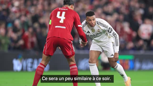 Liverpool - Après un match solide face à Mbappé, Van Dijk espère récidiver face à Haaland