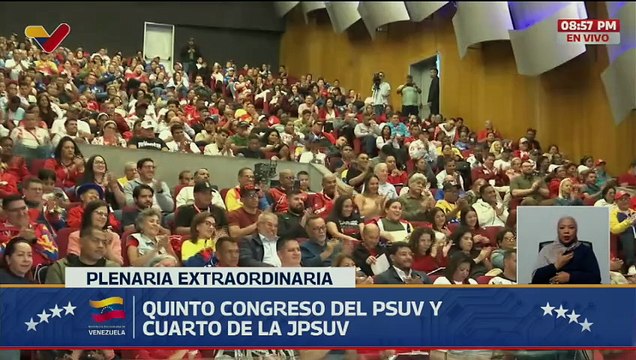 Presidente Maduro encabezó Plenaria Extraordinaria del Quinto Congreso del PSUV y Cuarto del JPSUV