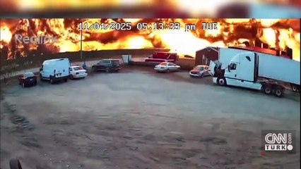 ABD'de düşen kargo uçağı bomba gibi patladı: 7 ölü, 11 yaralı