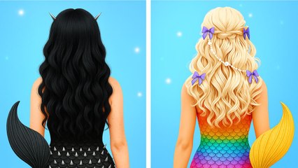 🧜‍♀️ Astuces Beauté de Sirène Gothique ✨ Deviens une Sirène Mystérieuse!