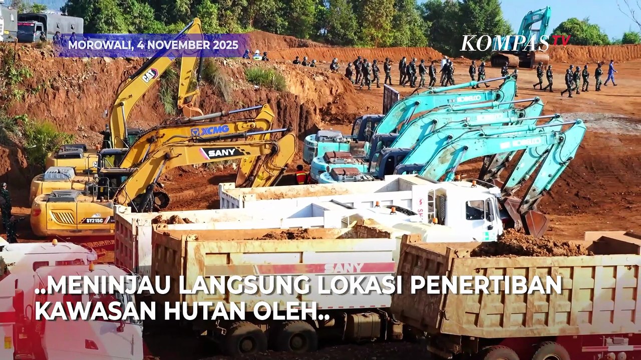 Menhan Sjafrie Bareng Panglima TNI Tinjau Penertiban Tambang Nikel Ilegal di Morowali