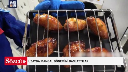 Uzayda mangal dönemini başlattılar: Menüde 190'dan fazla seçenek var