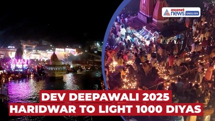 Haridwar Shines Bright on Dev Deepawali | Thousands of Diyas Light Up Har Ki Pauri
