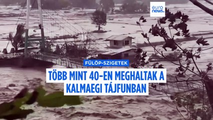 Több mint 40-en meghaltak a tájfunban a Fülöp-szigeteken