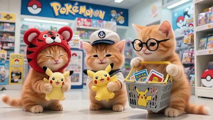 Tokyo Cuties Adventure! 🗼🐾 Tiger-Hat Kitten Takes Cousins to Tokyo Tower & Temple ❤️🐱