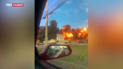 ABD'de kargo uçağı düştü: Ölü ve yaralılar var