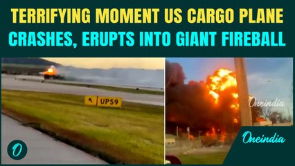 Kentucky Cargo Plane Crash MOST SHOCKING Video: Moment UPS Cargo Plane Bursts Into Massive Fireball