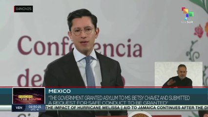 MEXICO l Govt. Rejects Peru’s decision of severing diplomatic ties