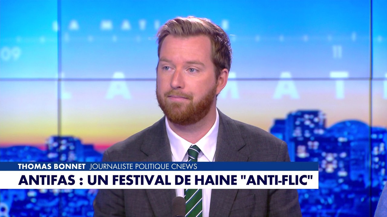 L'édito de Thomas Bonnet : «Antifas : un festival de haine "anti-flic"»