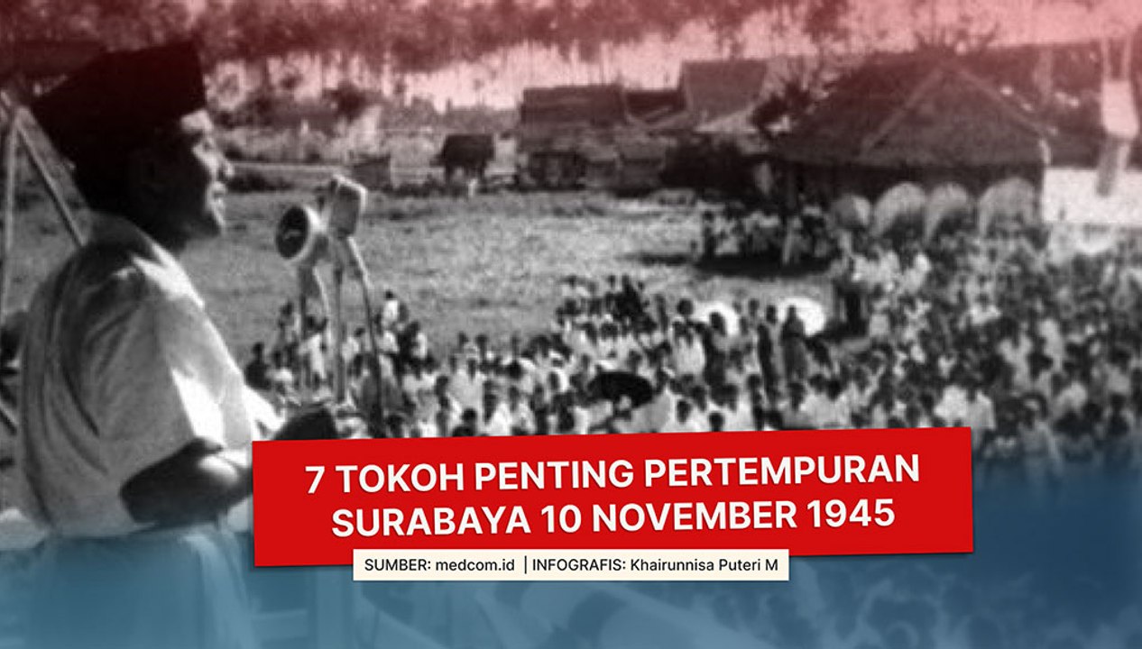 7 Tokoh Penting Pertempuran Surabaya 10 Novembe...