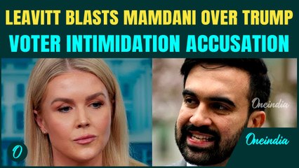 New Jersey Elections: Leavitt Fires One-Word Insult at Mamdani As He Blames Trump for Bomb Threats