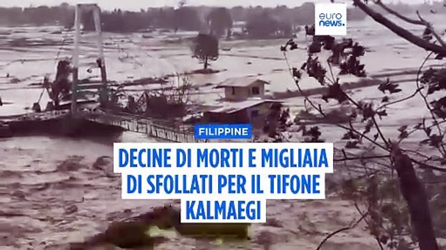 Tifone Kalmaegi: quasi 100 morti nelle Filippine, la maggior parte nella provincia di Cebu