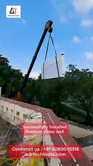 AdvanceTech Outdoor Video Wall – IMD Project | Another successful project delivered! ✅
