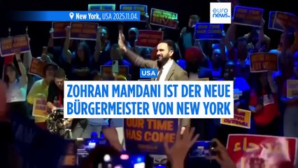 Zohran Mamdani wird New Yorks erster muslimischer Bürgermeister