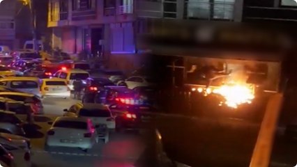 Kağıthane’de kadını darbedilmekten kurtaran esnafın dükkanını ateşe verdi