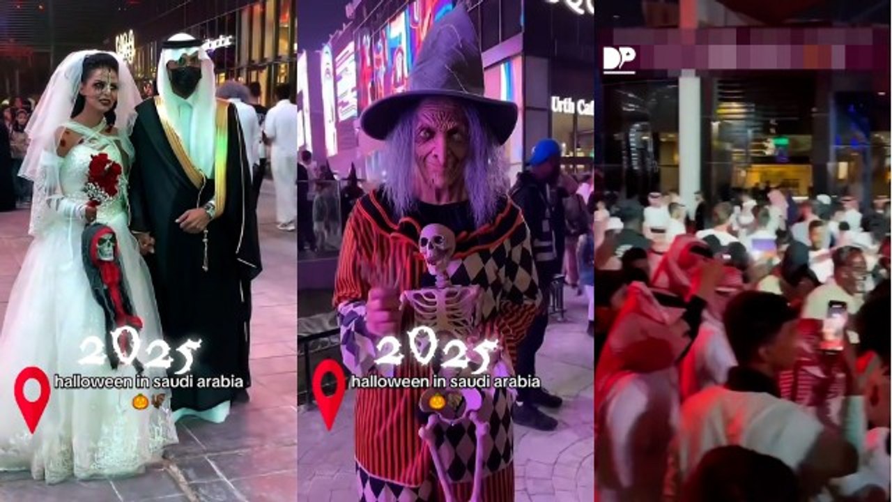 Suudi Arabistan'da Cadılar Bayramı çoşkuyla kutlandı