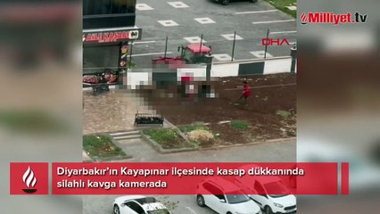 Diyarbakır’da kasap dükkanında kanlı hesaplaşma! 2 ölü, 2 yaralı: Görüntüler ortaya çıktı
