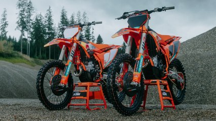 2026 KTM 450 SX-F & 250 SX-F Factory EDITION am Start!