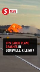 At least seven dead after UPS plane crashes in Kentucky, erupts into ball of fire
