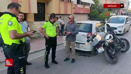 Antalya'da meydana gelen kaza sonrası iki kadın arasında 'niye gülüyorsun' tartışması çıktı