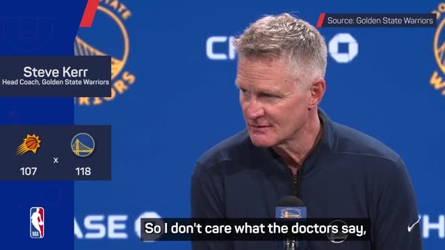 Warriors' Kerr reveals Curry will miss Kings game