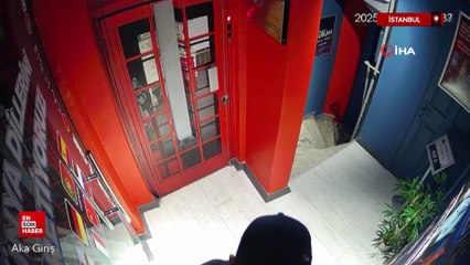 Avcılar'da pişkin hırsız güvenlik kamerasına yakalandı
