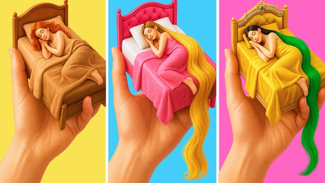 😱 J'AI DES CHEVEUX SUPER LONGS ✨ LES GALÈRES DES FILLES AVEC LES CHEVEUX ET LES ONGLES LONGS 💅