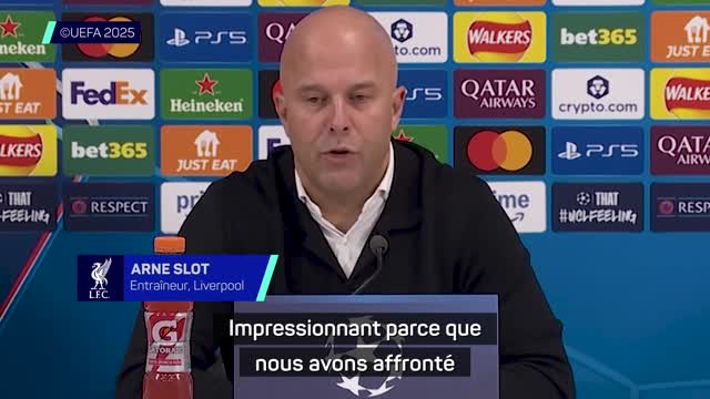 Liverpool - Slot ravi du succès "impressionnant" face au Real Madrid