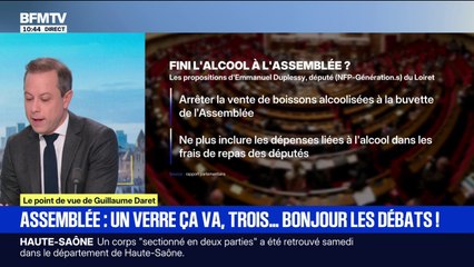 ÉDITO - Un député propose de supprimer l'alcool à la buvette de l'Assemblée nationale