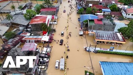 Typhoon Kalmaegi Hits Philippines: Drone Captures Devastating Floods Across Cebu, Philippines | APT
