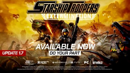 Starship Troopers Extermination Official The Federation Needs You Update 1.7 Trailer