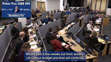 Peter Fox tells Deputy FM to stand up to Labour in Westminster