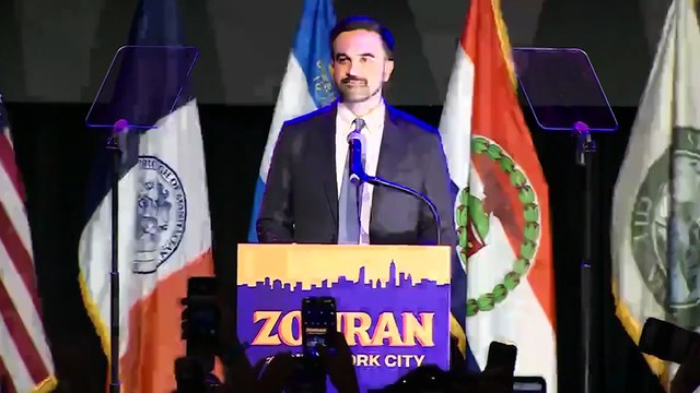 El alcalde electo de Nueva York, Zohran Mamdani, desafía a Trump en su discurso de victoria
