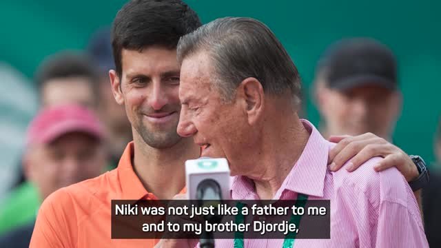 Tearful Djokovic pays tribute to 'father figure' Pilić
