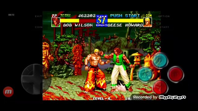 Fatal Fury 3 Bob Wilson vs Geese Howard fala de vitória do Geese Howard em português