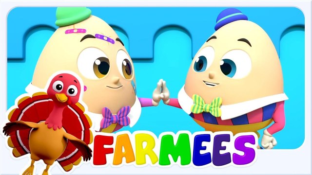 Humpty Dumpty Sat On A Wall | Farmees Nursery Rhymes & Kids Songs | Baby Songs for Children
