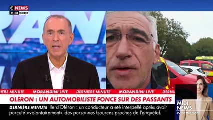 Personnes fauchées sur l’île d’Oléron - Le maire de Saint-Pierre d’Oléron s’exprime dans « Morandini Live »