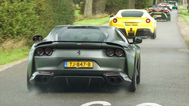 Supercars Accelerating LOUD! iPE GT3 RS, Novitec 812, Capristo Aventador S, Novitec N-Largo