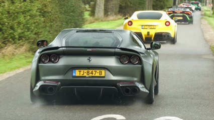 Supercars Accelerating LOUD! iPE GT3 RS, Novitec 812, Capristo Aventador S, Novitec N-Largo