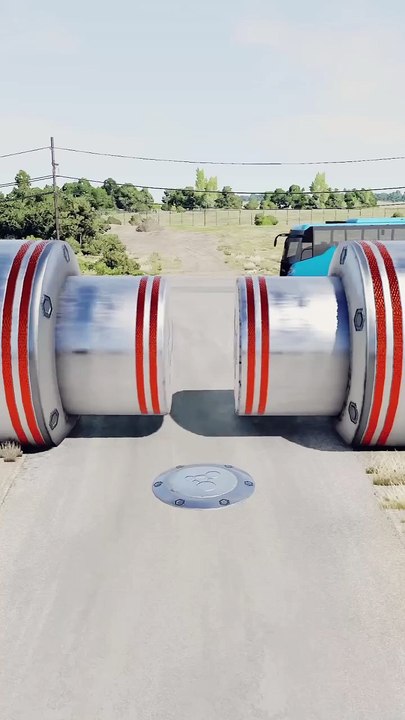 Realistic BeamNG Drive car crash physics. Watch in