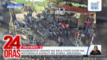 Nagbebenta umano ng mga chop-chop na motorsiklo kapalit ng shabu, arestado | 24 Oras