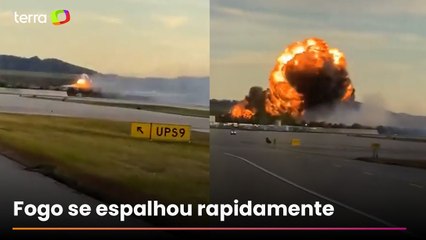 Número de mortos em queda de avião de carga nos EUA sobe para 7