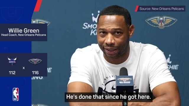 Green praises Alvarado's clutch performance in Pelicans' first win