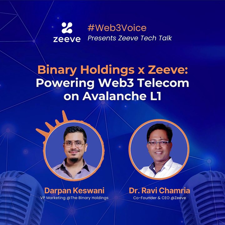Powering Web3 Telecom on Avalanche L1. The Binary Holdings X Zeeve