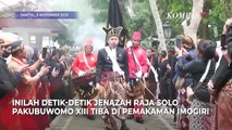 Detik-Detik Jenazah Raja Solo Pakubuwono XIII Tiba di Pemakaman Imogiri, Salawat Bergema